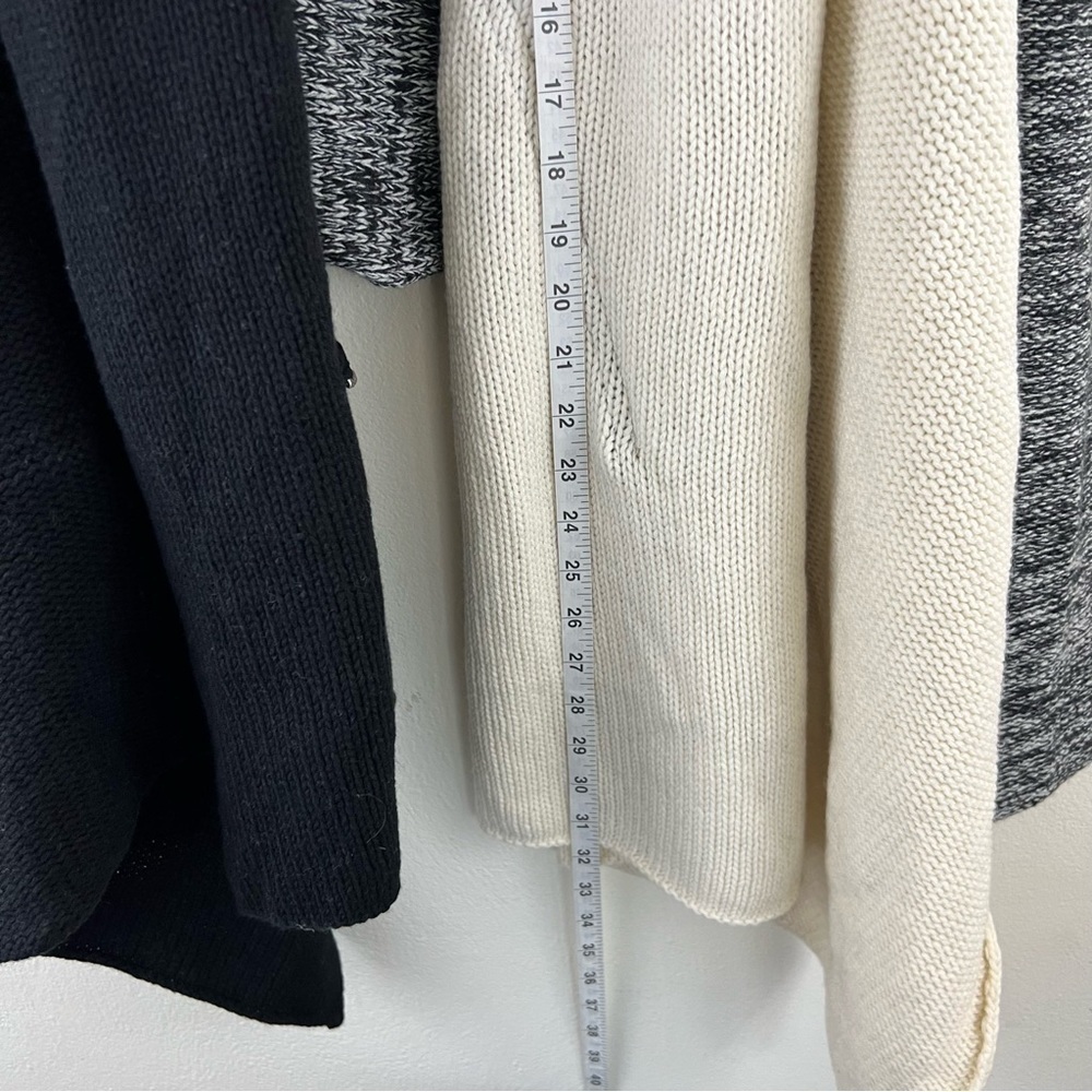 BcbgMaxAzria Wool Cashmere Modern Oversized Knit Chunky Sweater Cardigan Women S - Picture 13 of 16
